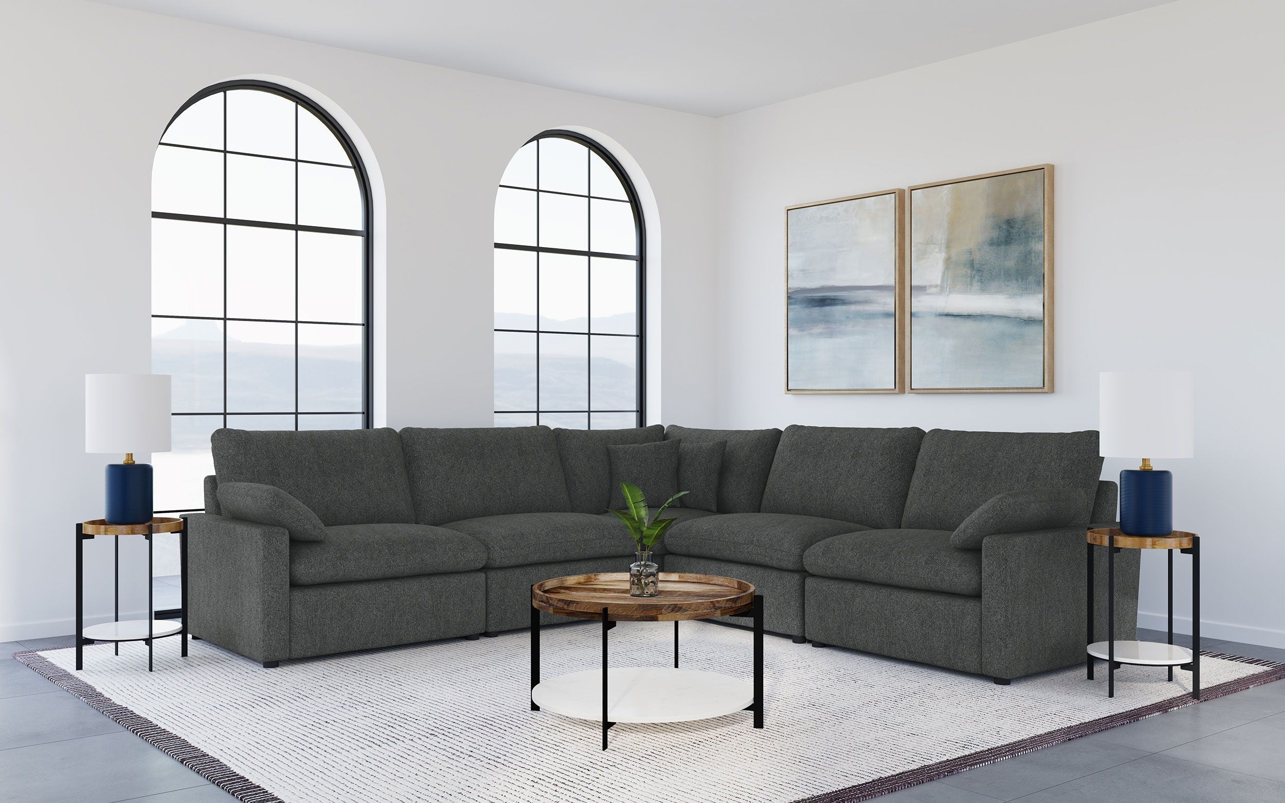 Coaster Fine Furniture Collins - Modular Power Reclining Sectional Sofa | Meri Furniture