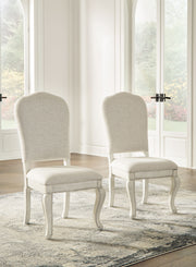 Signature Design by Ashley® Arlendyne - Antique White - Dining Uph Side Chair (Set of 2) | Meri Furniture
