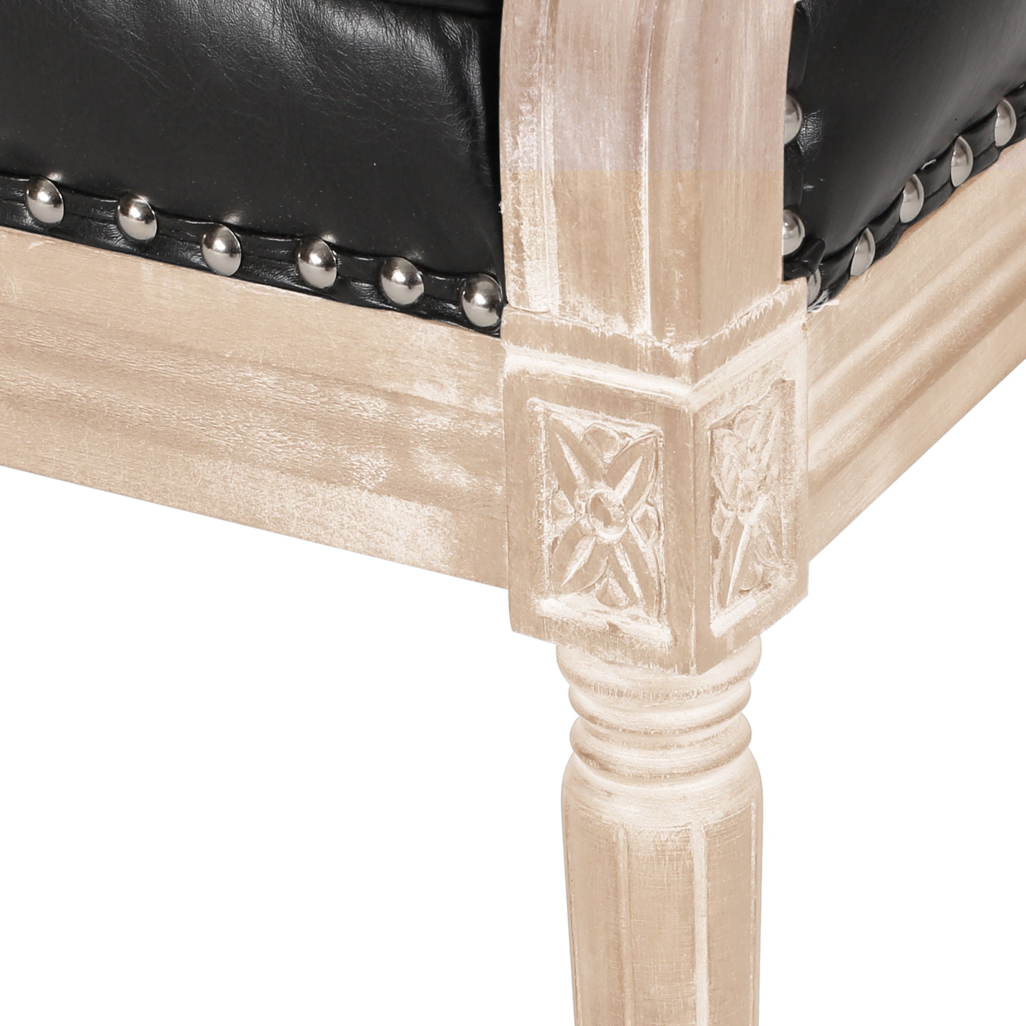 French Country Chesterfield Style Tufted Loveseat