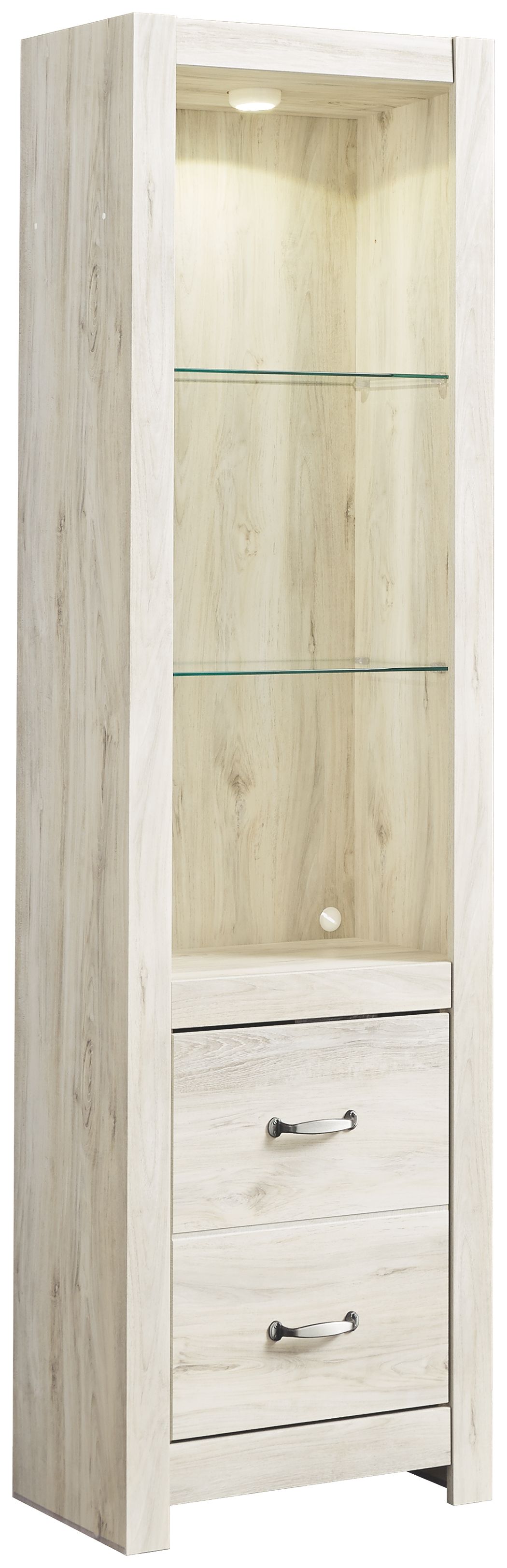 Signature Design by Ashley® Bellaby - Whitewash - Pier - 2 Drawers | Meri Furniture
