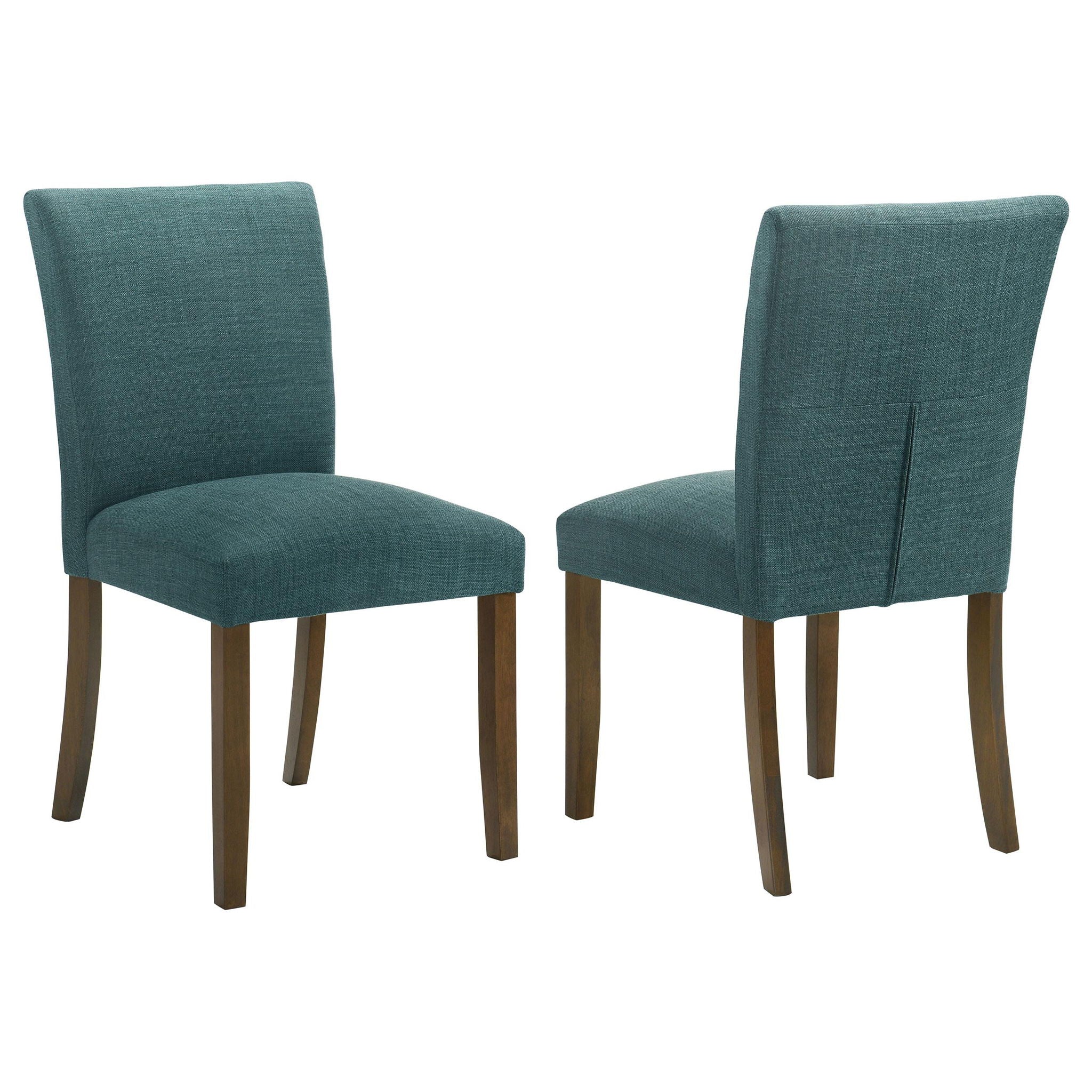 Paxton Upholstered Dining Side Chair Teal Blue (Set of 2)