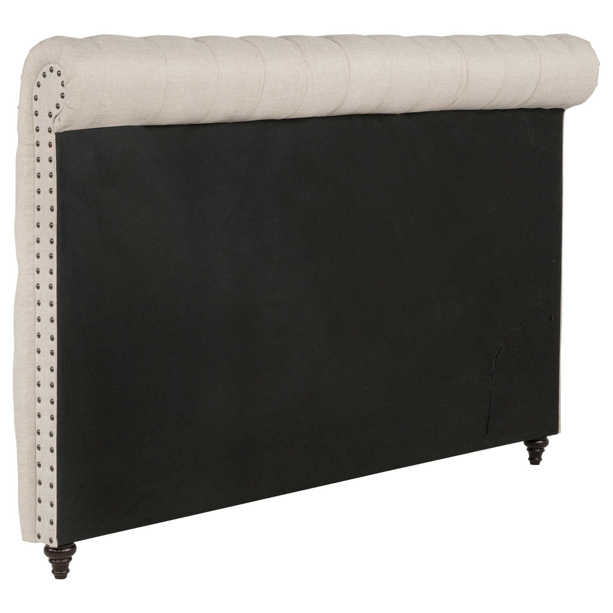 Devon 57-inch Upholstered Queen Headboard Beige