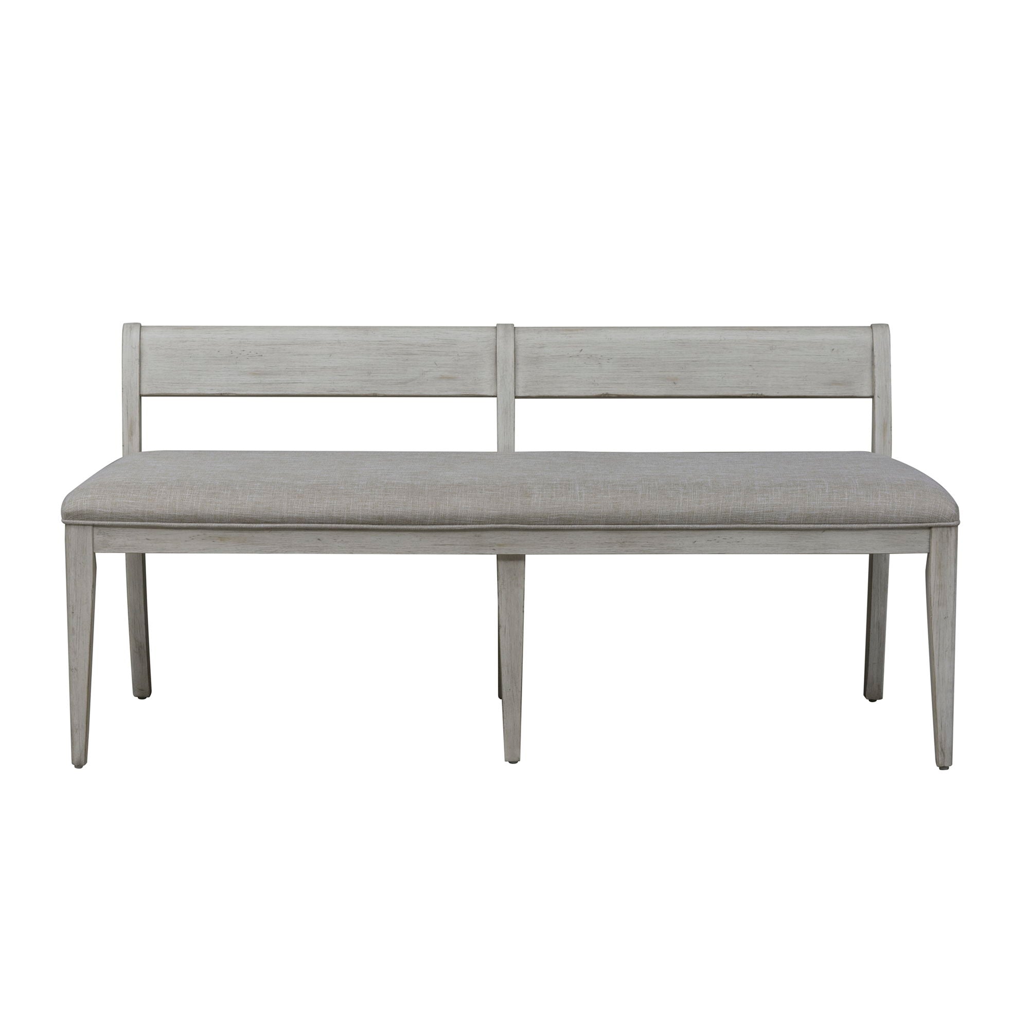 Liberty Furniture Farmhouse Reimagined - Upholstered Bench - White | Meri Furniture