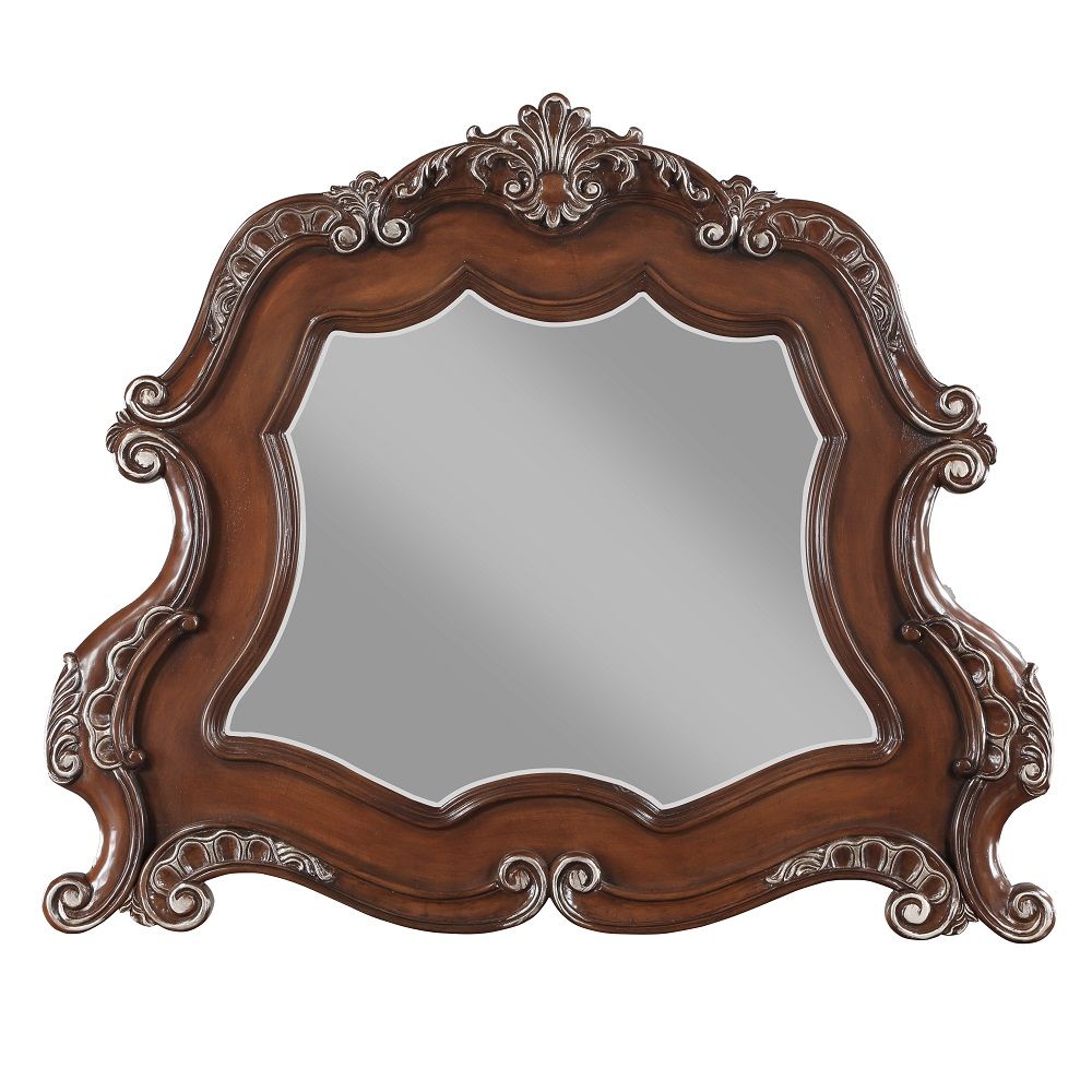 ACME Latisha - Mirror - Antique Oak | Meri Furniture