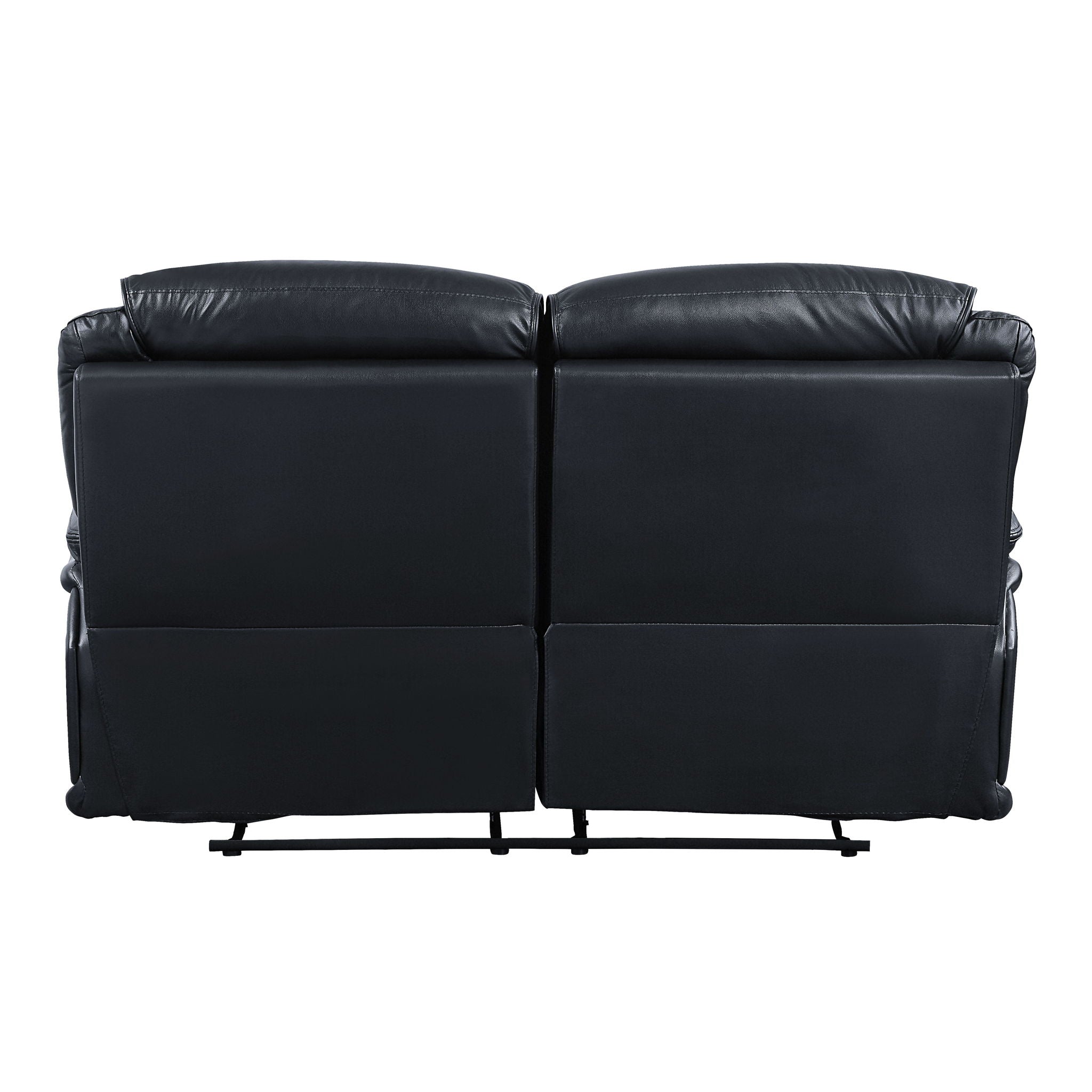 Ralorel - Motion Loveseat - Black Top Grain Leather