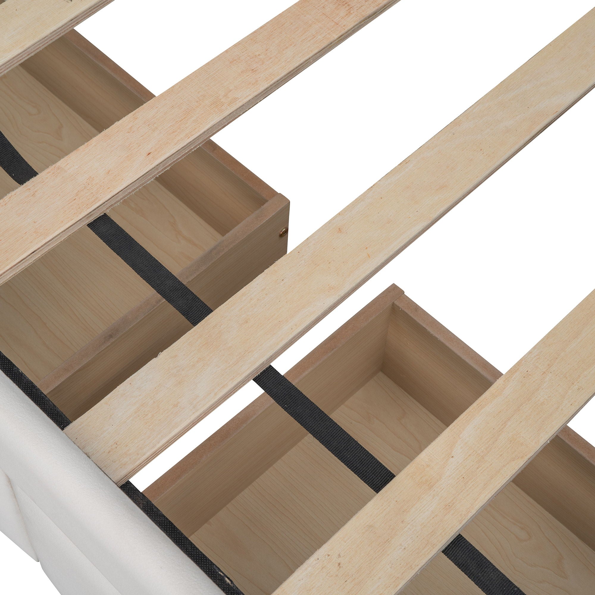 Upholstered Daybed, Wood Slat Support