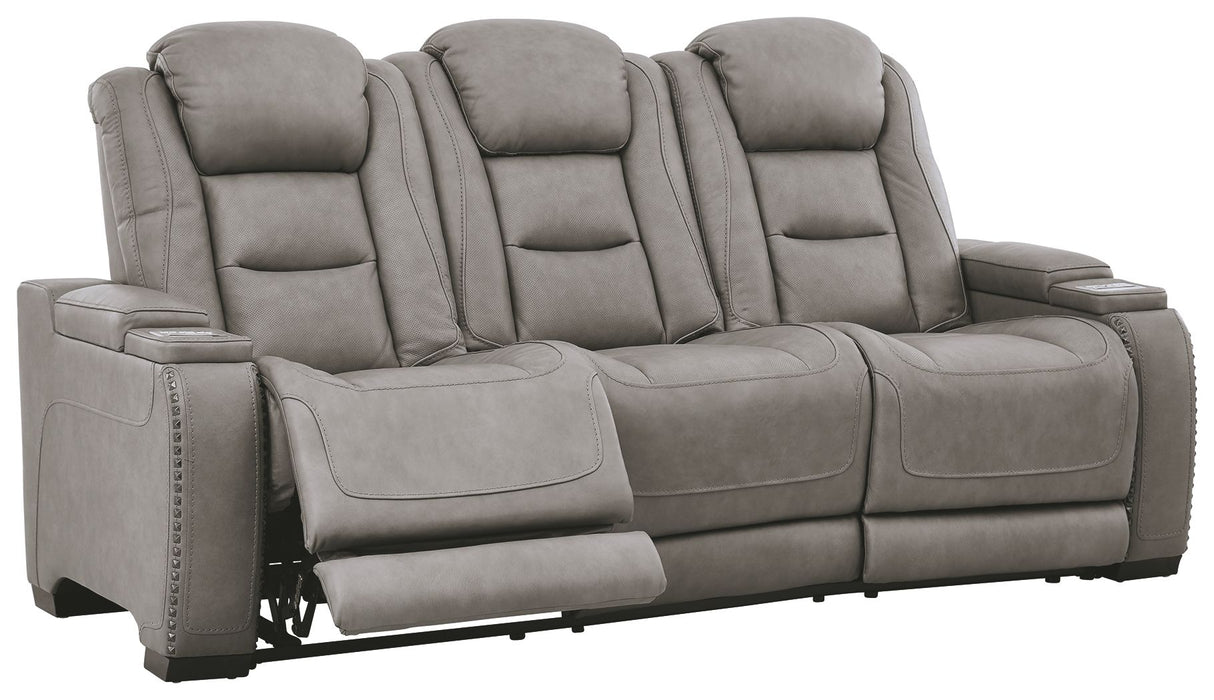 Ashley Furniture The Man-Den - Power Reclining Sofa | Meri Furniture