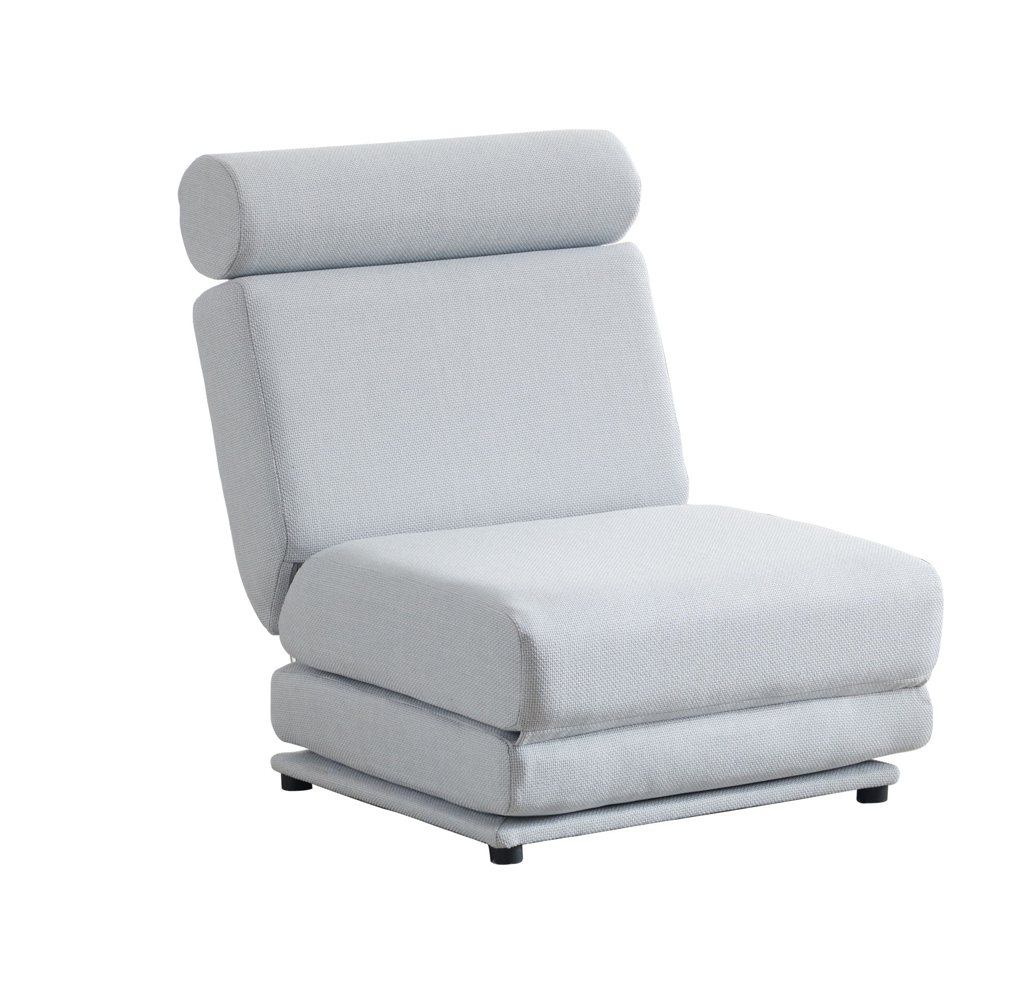 Foldable Single Chair Sofa Bed With Pillow, Easy To Store, Breathable And Wearable Linen