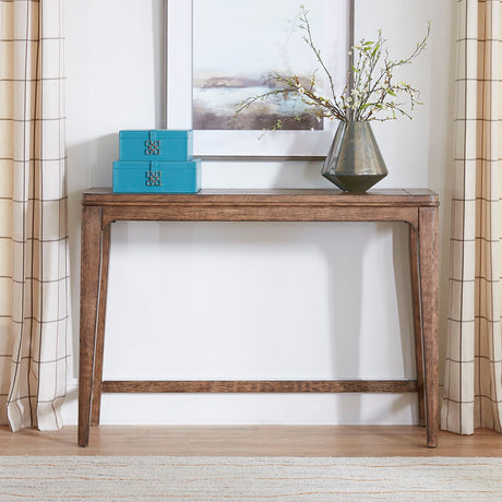 Liberty Furniture Ashford - Console Bar Table - Light Brown | Meri Furniture