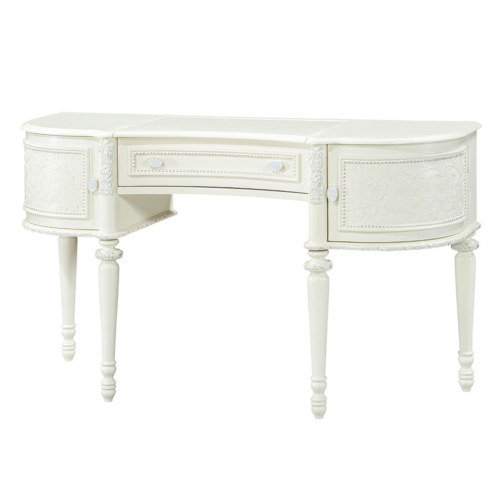 Dorothy - Vanity Desk & Mirror - Ivory