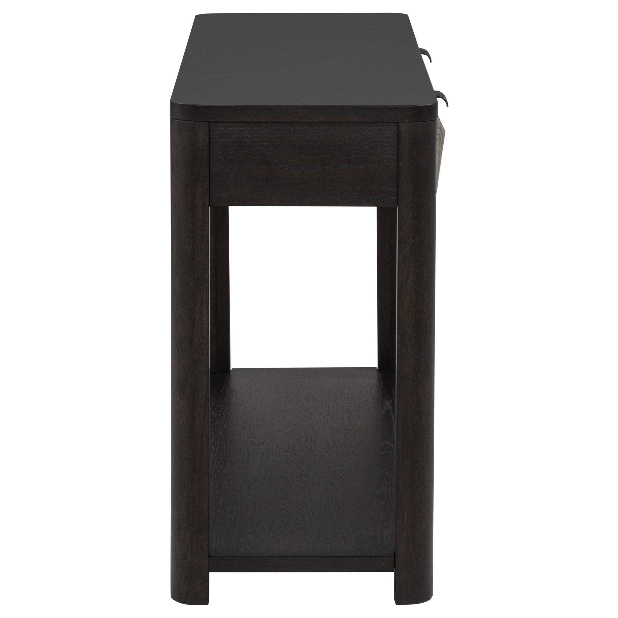 Marcelo Sofa Console Table with 2 Drawers and Shelf Coffee