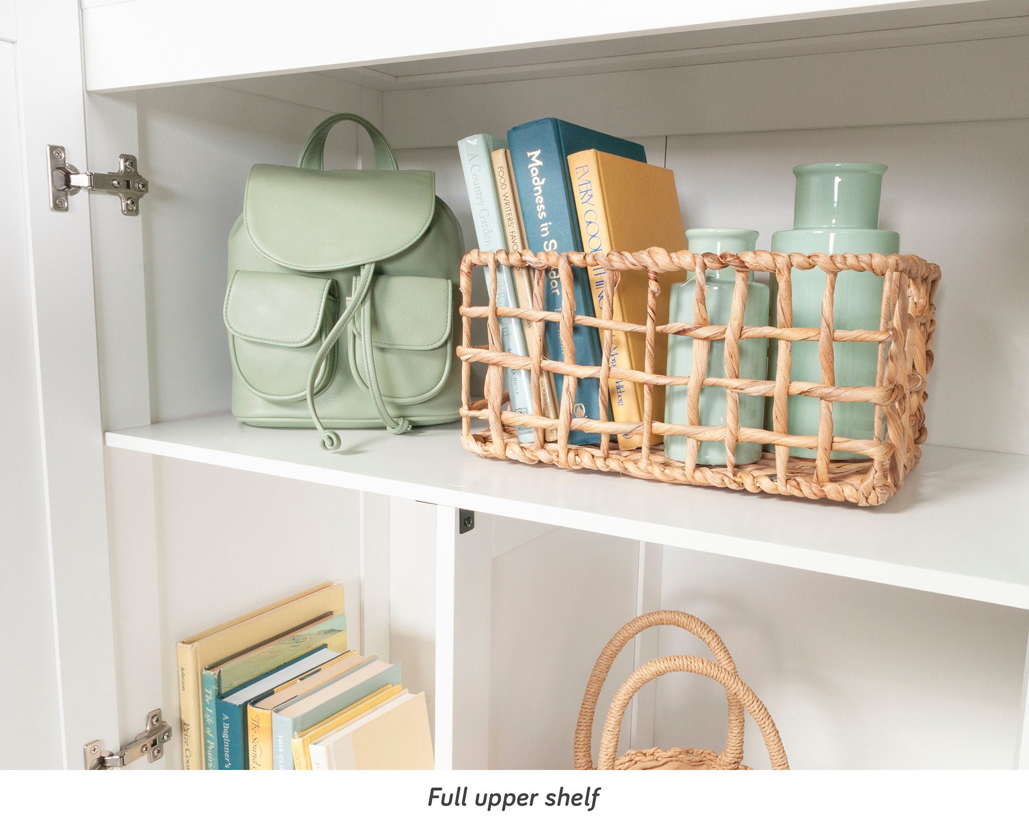 2-Door Farmhouse Storage Cabinet in White