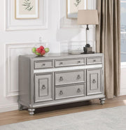 Coaster Fine Furniture Bling Game - Dining Sideboard Buffet Cabinet - Metallic Platinum | Meri Furniture