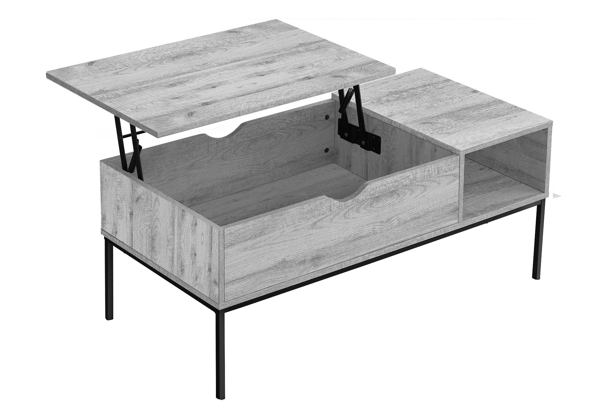 Table, Rectangular, Cocktail, Functional Lift-Top, Contemporary & Modern