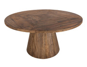 International Furniture Direct Balam - Round Dining Table - Light Brown | Meri Furniture