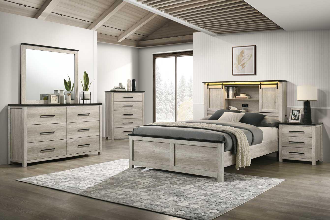 B263 - Nightstand - Antique White