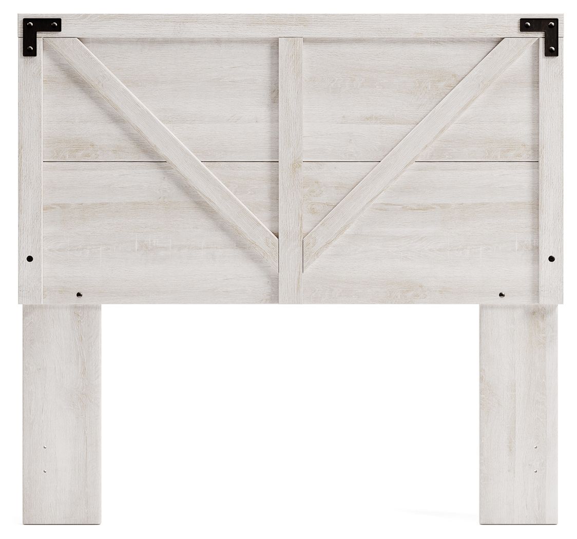 Signature Design by Ashley® Shawburn - Crossbuck Panel Headboard | Meri Furniture