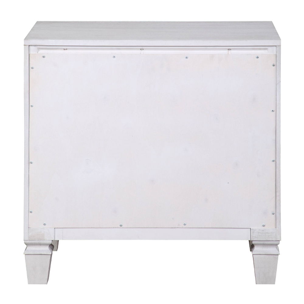 Katia - Nightstand - Rustic Gray & Weathered White