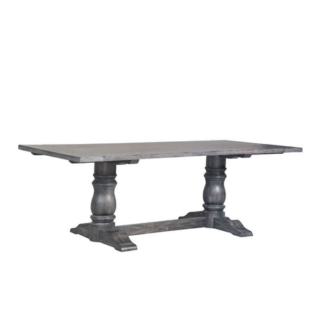 ACME Leventis - Dining Table - Weathered Gray - 30" | Meri Furniture