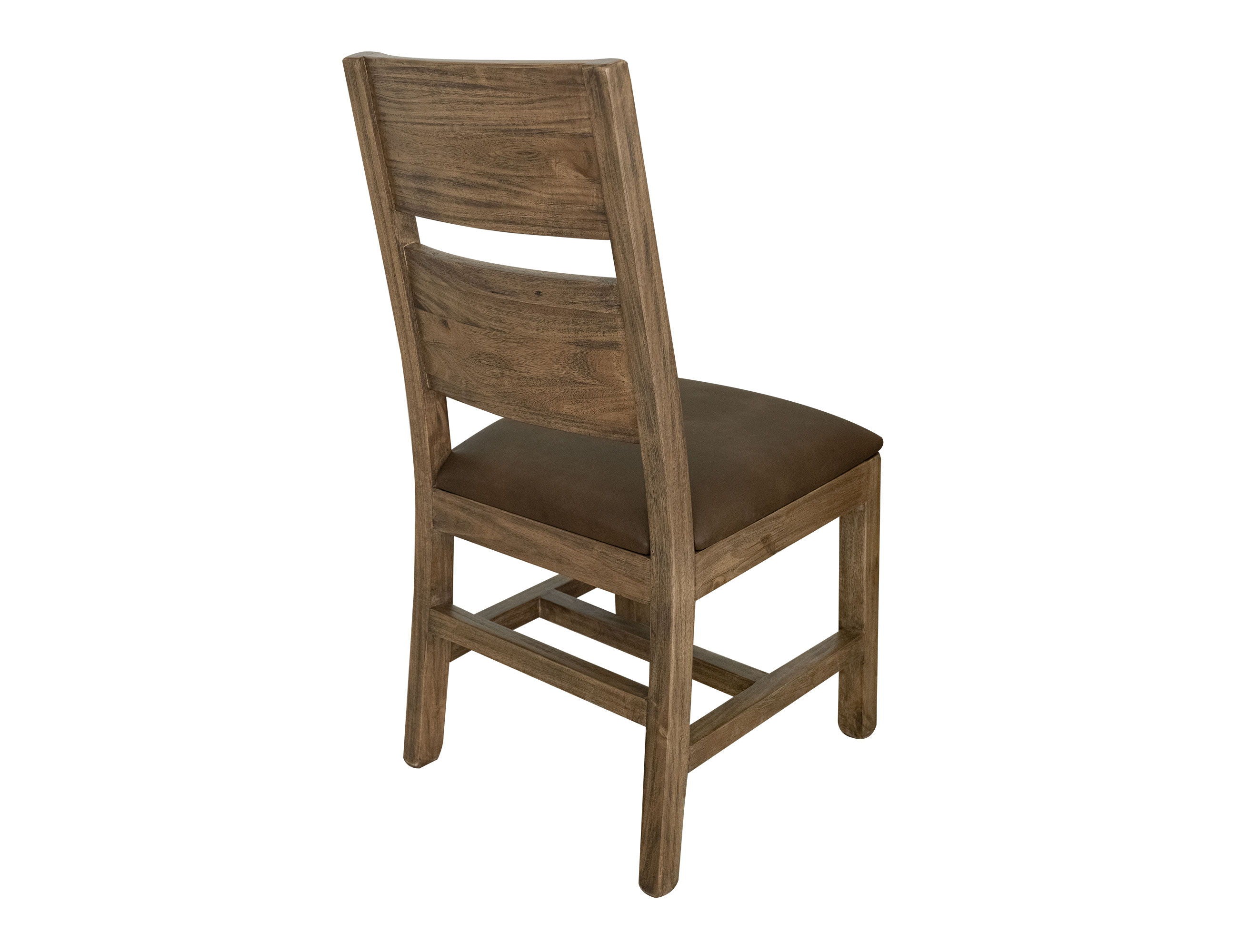 International Furniture Direct Natural Teca - Chair (Set of 2) - Brown | Meri Furniture