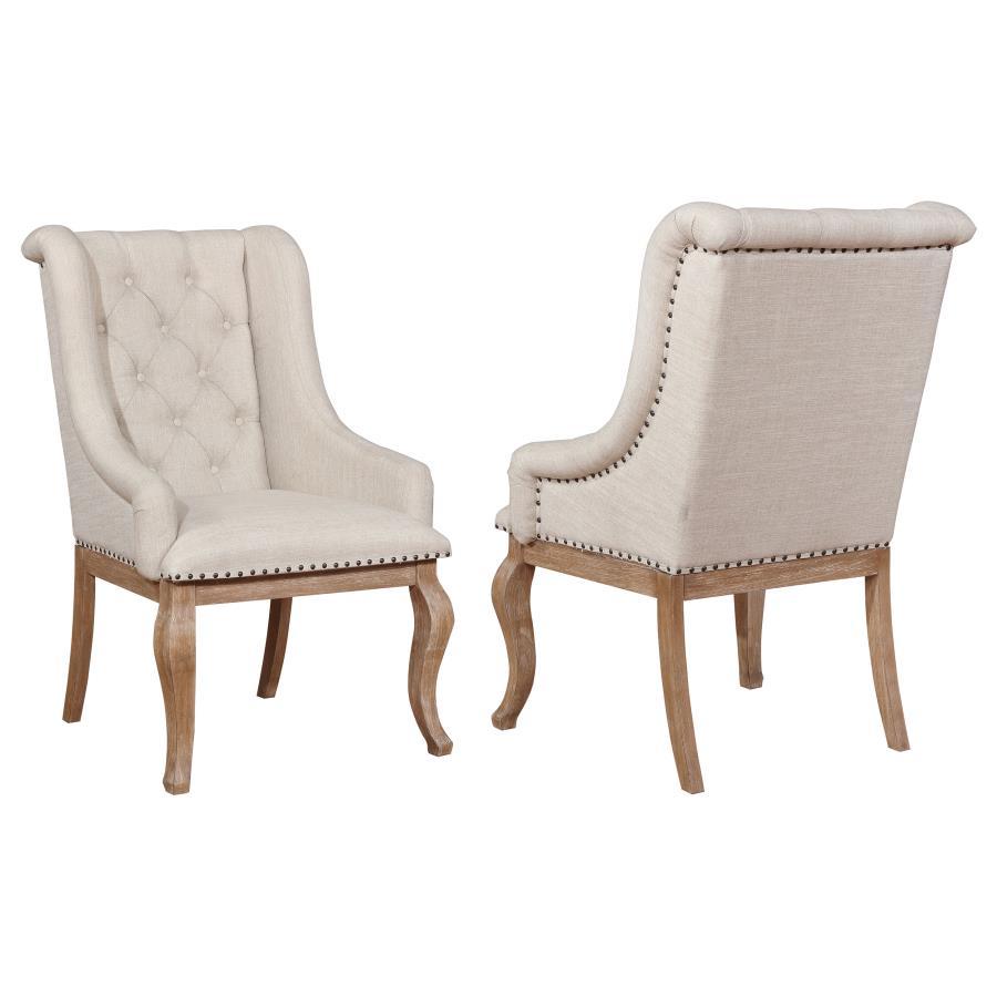 Coaster Fine Furniture Brockway - Upholstered Arm Chair (Set of 2) | Meri Furniture