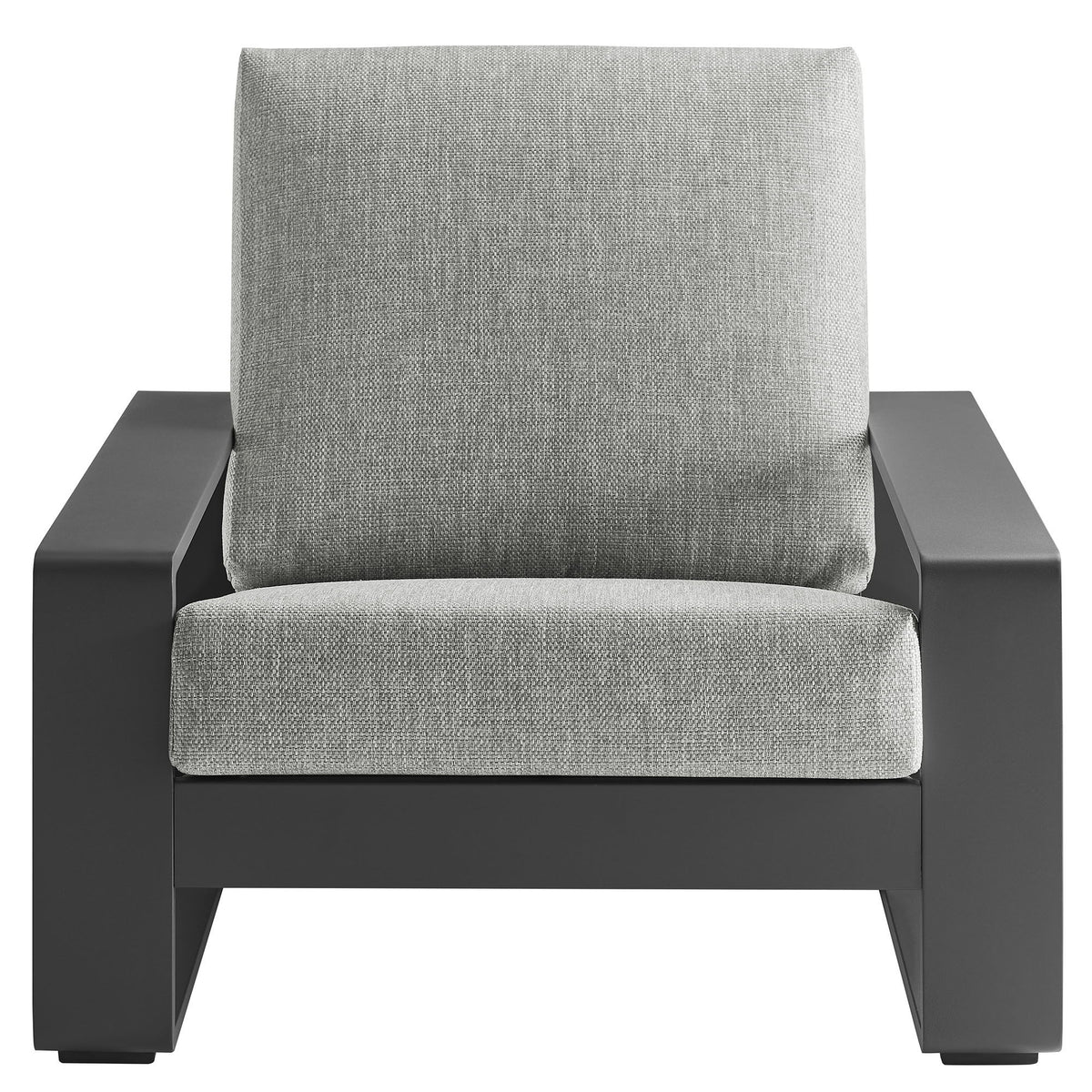 Lirienne Outdoor Patio Aluminum Faux Wood Armchairs Set of 2 by Modway