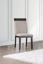 Furniture of America Modoc - Side Chair (Set of 2) - Espresso / Beige | Meri Furniture