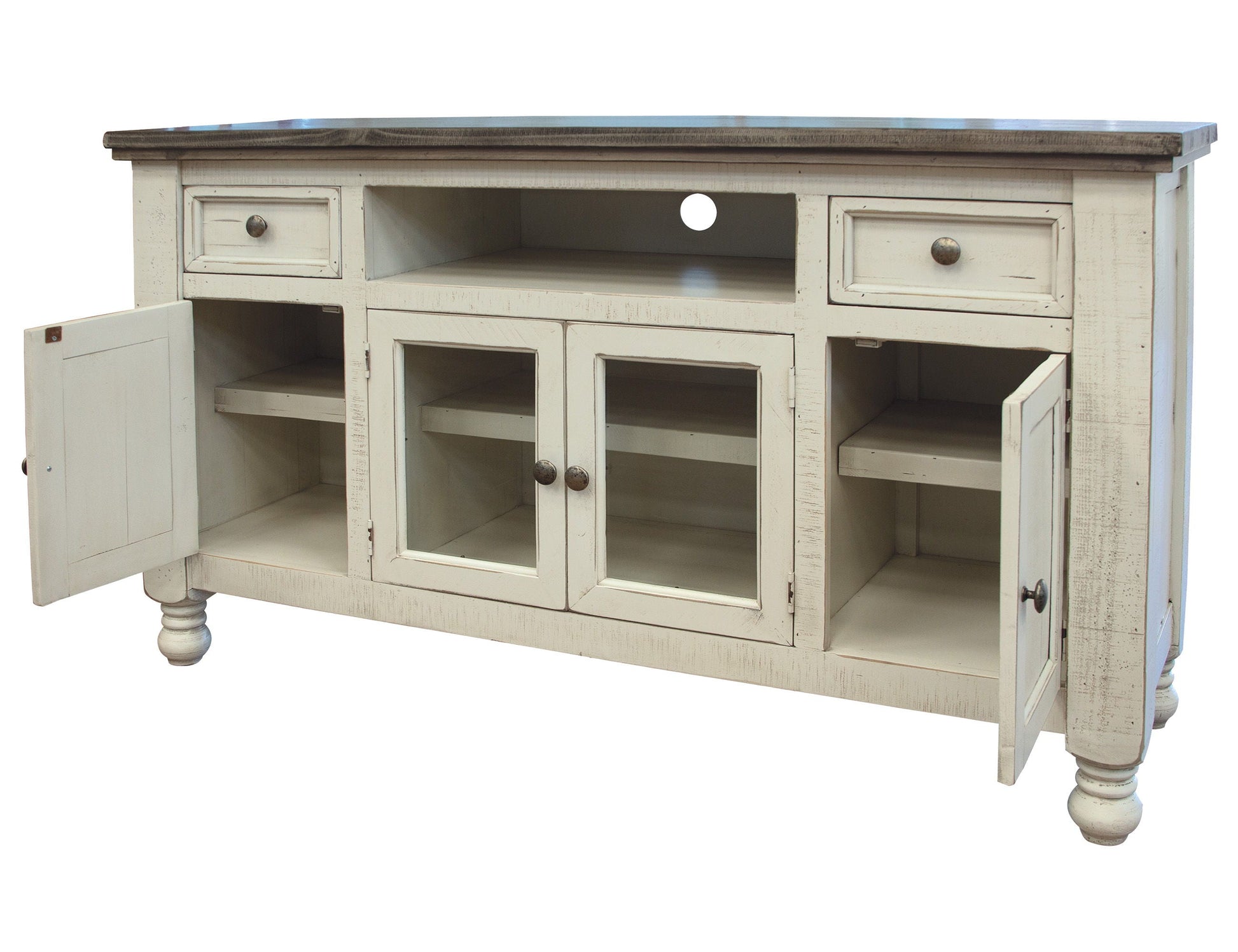 International Furniture Direct Stone - TV Stand | Meri Furniture
