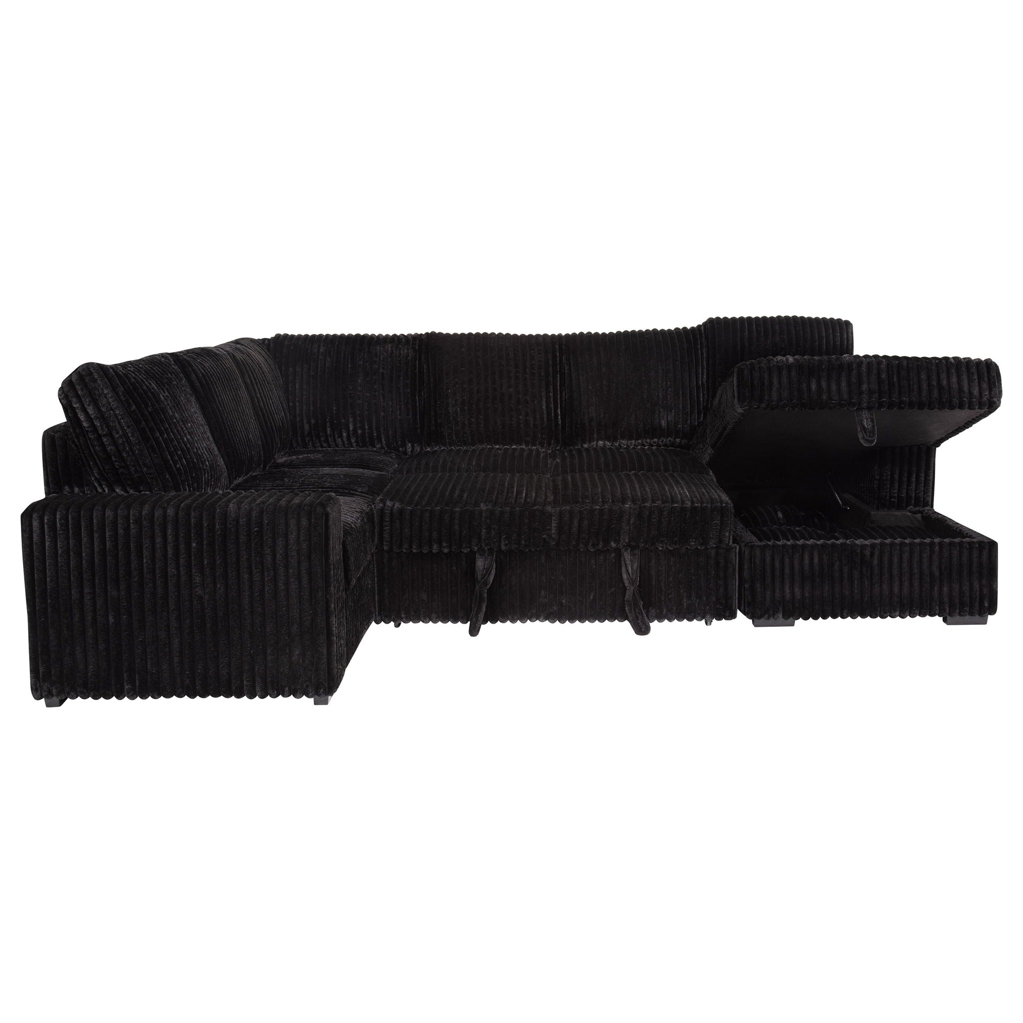Thurston - Storage Sectional Sofa With Pop Up Bed