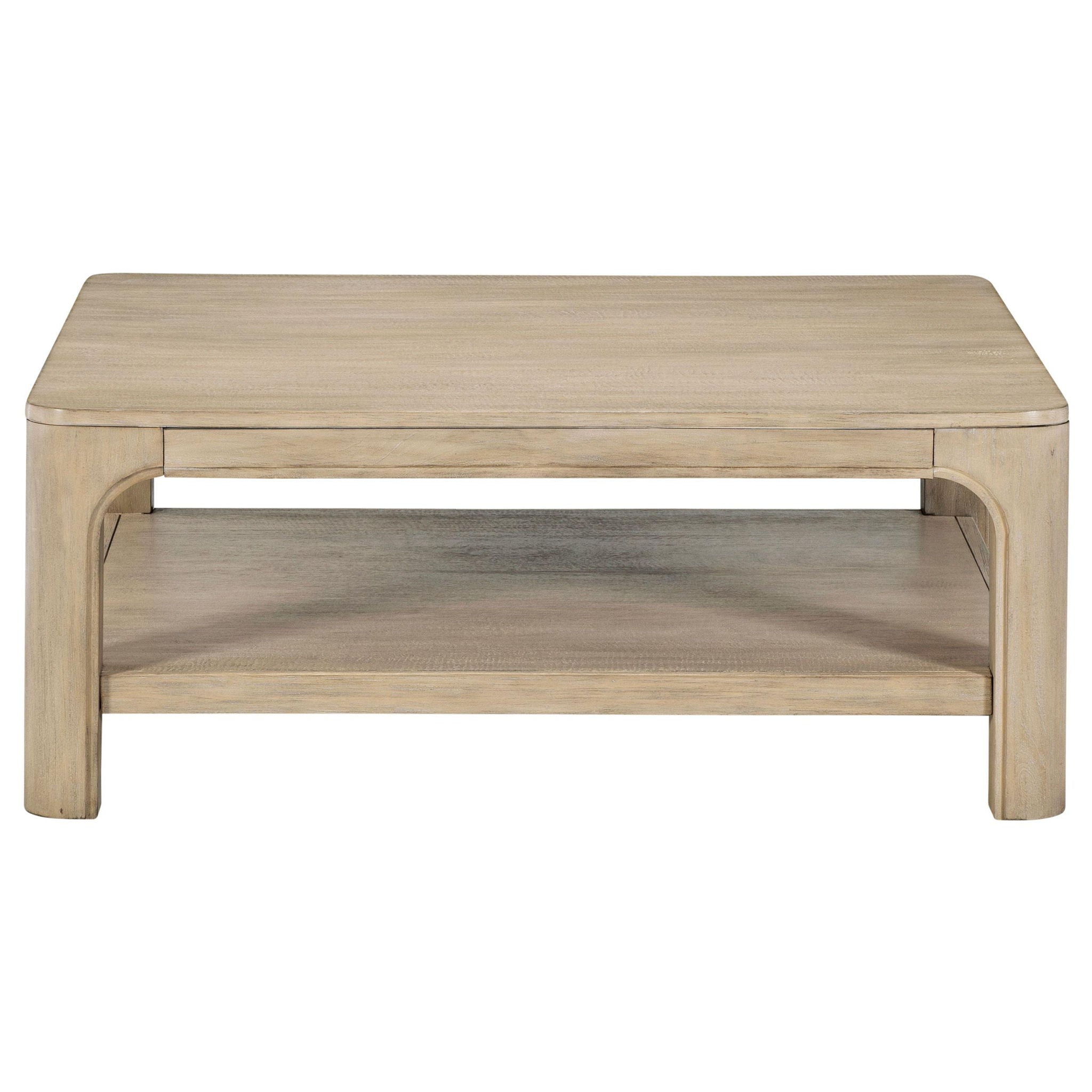 Solano 2-piece Square Coffee Table Set Weathered Mango