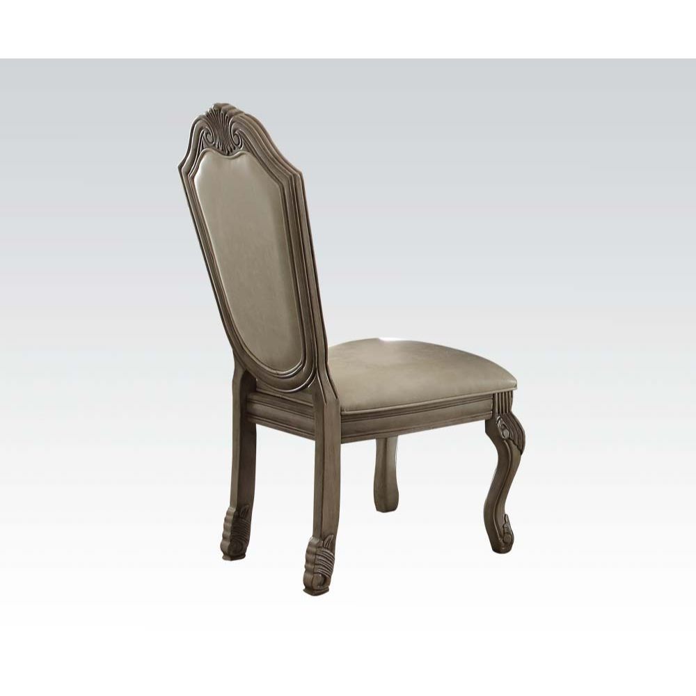 ACME Chateau De Ville - Side Chair (Set of 2) - Antique White | Meri Furniture