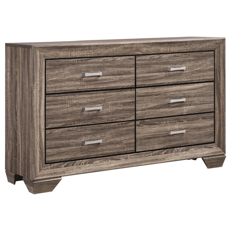 Coaster Fine Furniture Kauffman - 6-Drawer Dresser | Meri Furniture