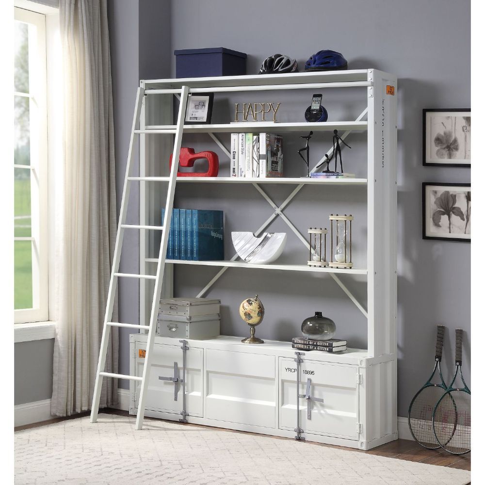 ACME Cargo - Bookshelf & Ladder | Meri Furniture