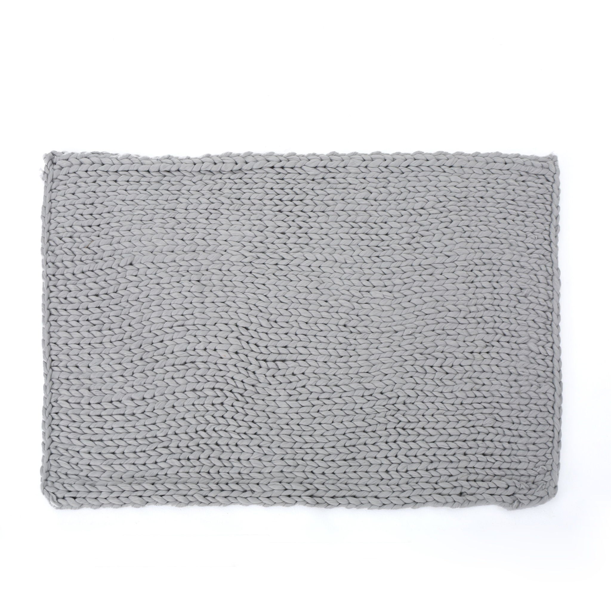 Cozy Knitted Acrylic Throw Blanket With Double Sided Design