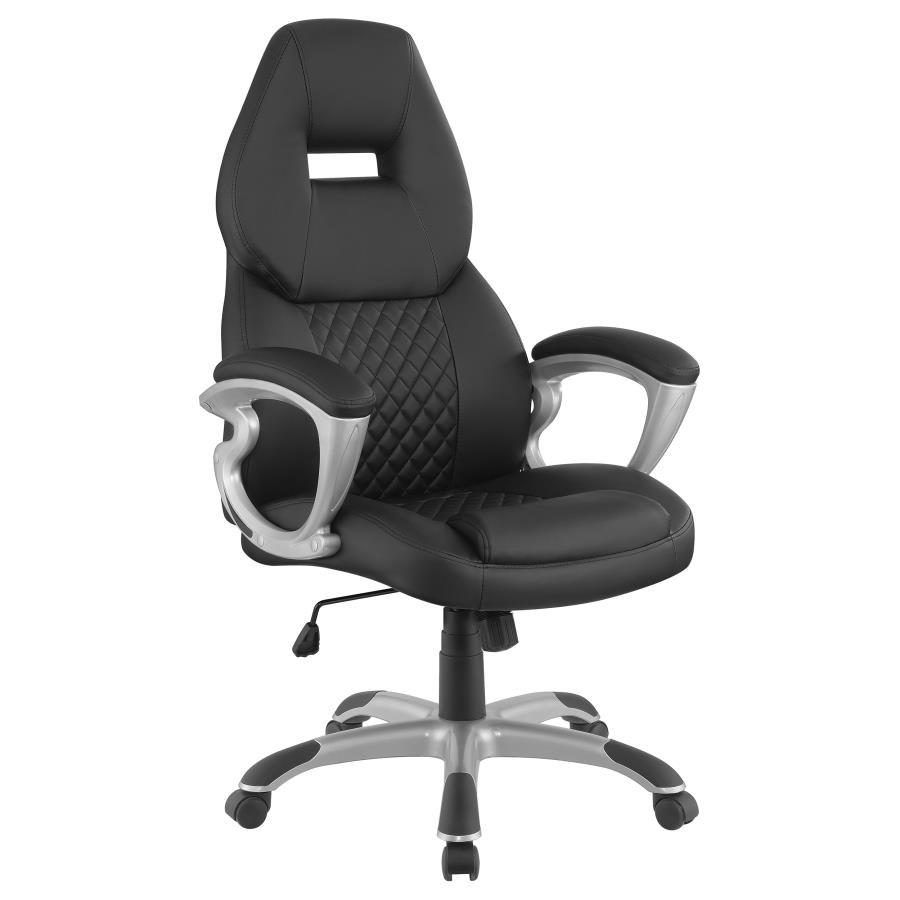 Coaster Fine Furniture Bruce - Upholstered Adjustable Home Office Desk Chair | Meri Furniture