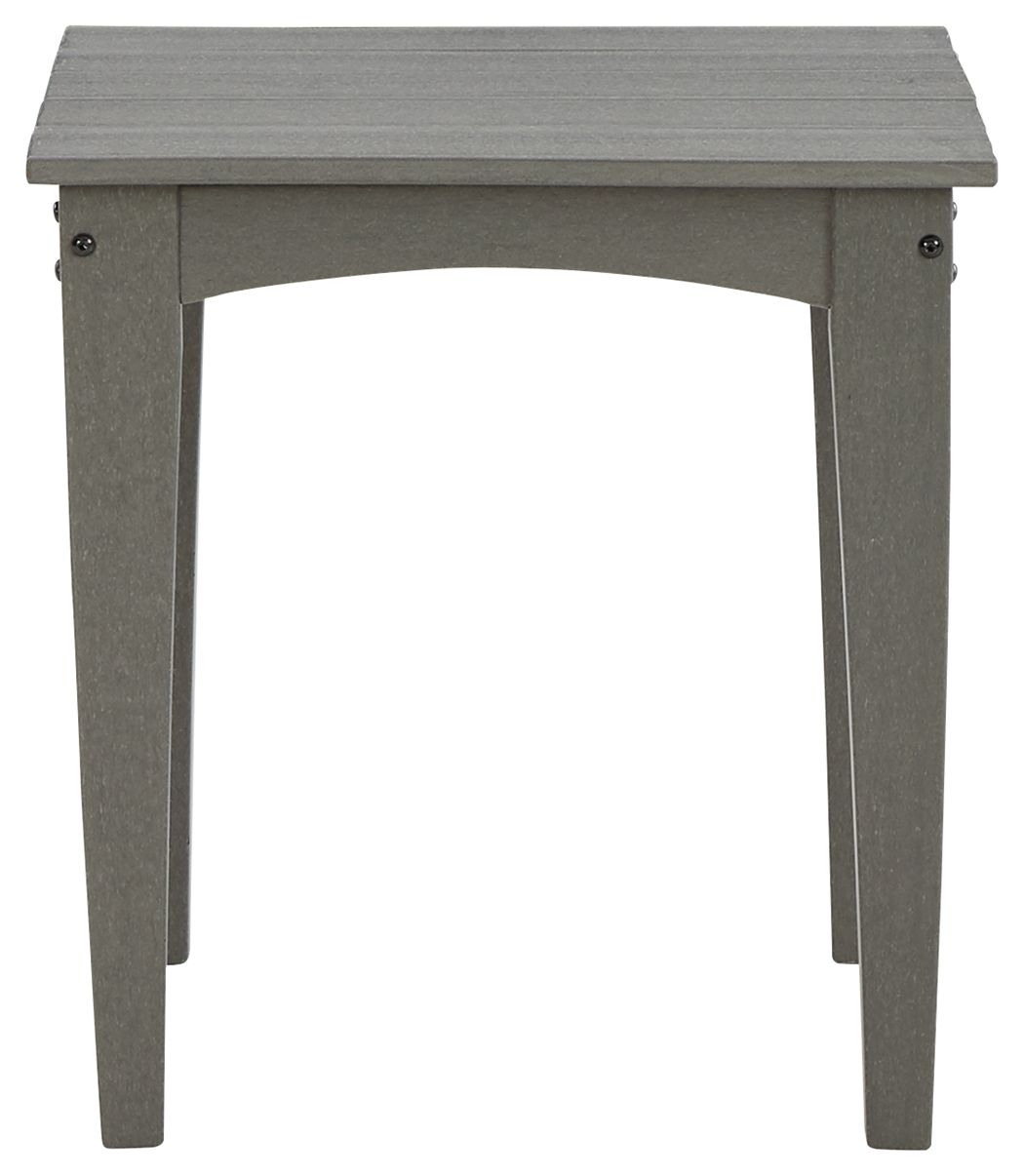 Signature Design by Ashley® Visola - Gray - Square End Table | Meri Furniture