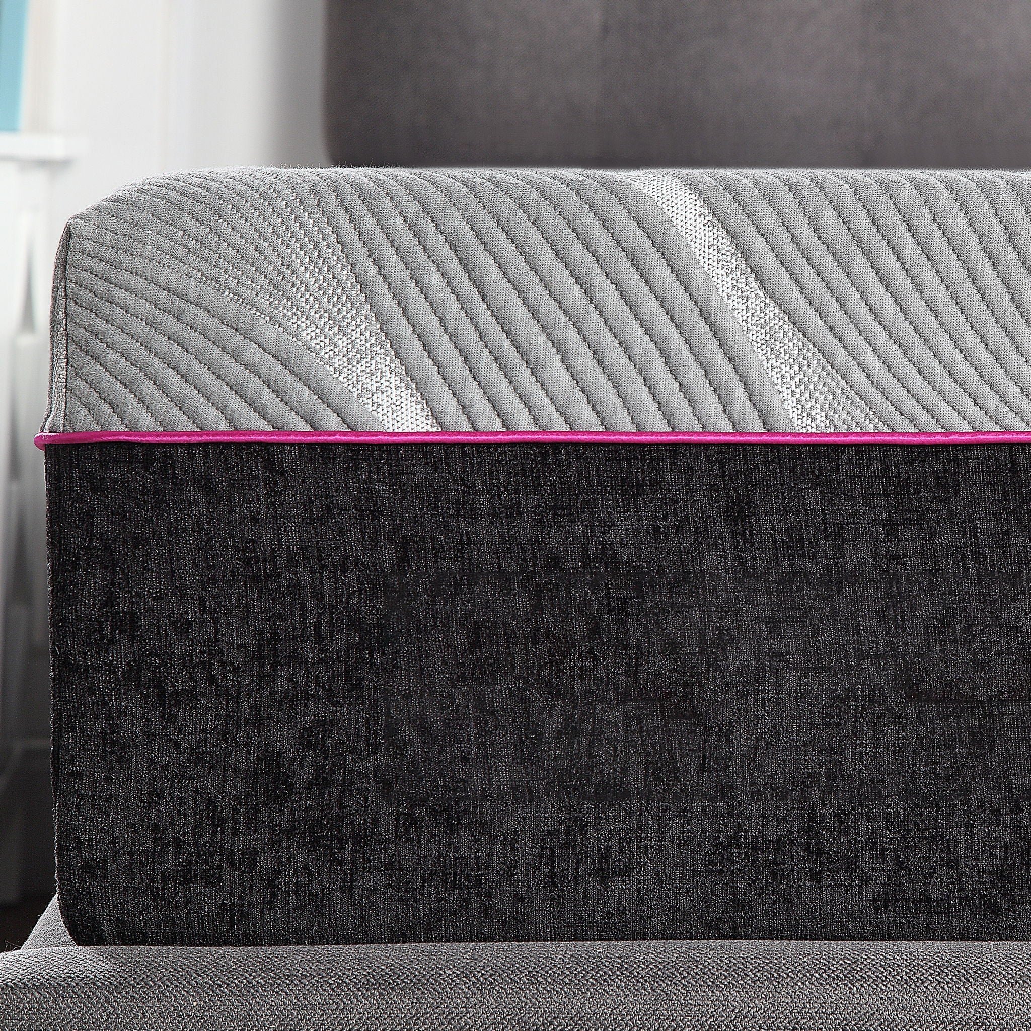 Renew - 11" King Size Flex Head Cooling Fast Responding Latex Foam Mattress - Gray