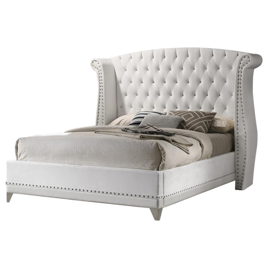 Coaster Fine Furniture Barzini - Upholstered Wingback Bed | Meri Furniture