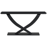 Console Table With Cross Leg Base And Reinforced Support Plate
