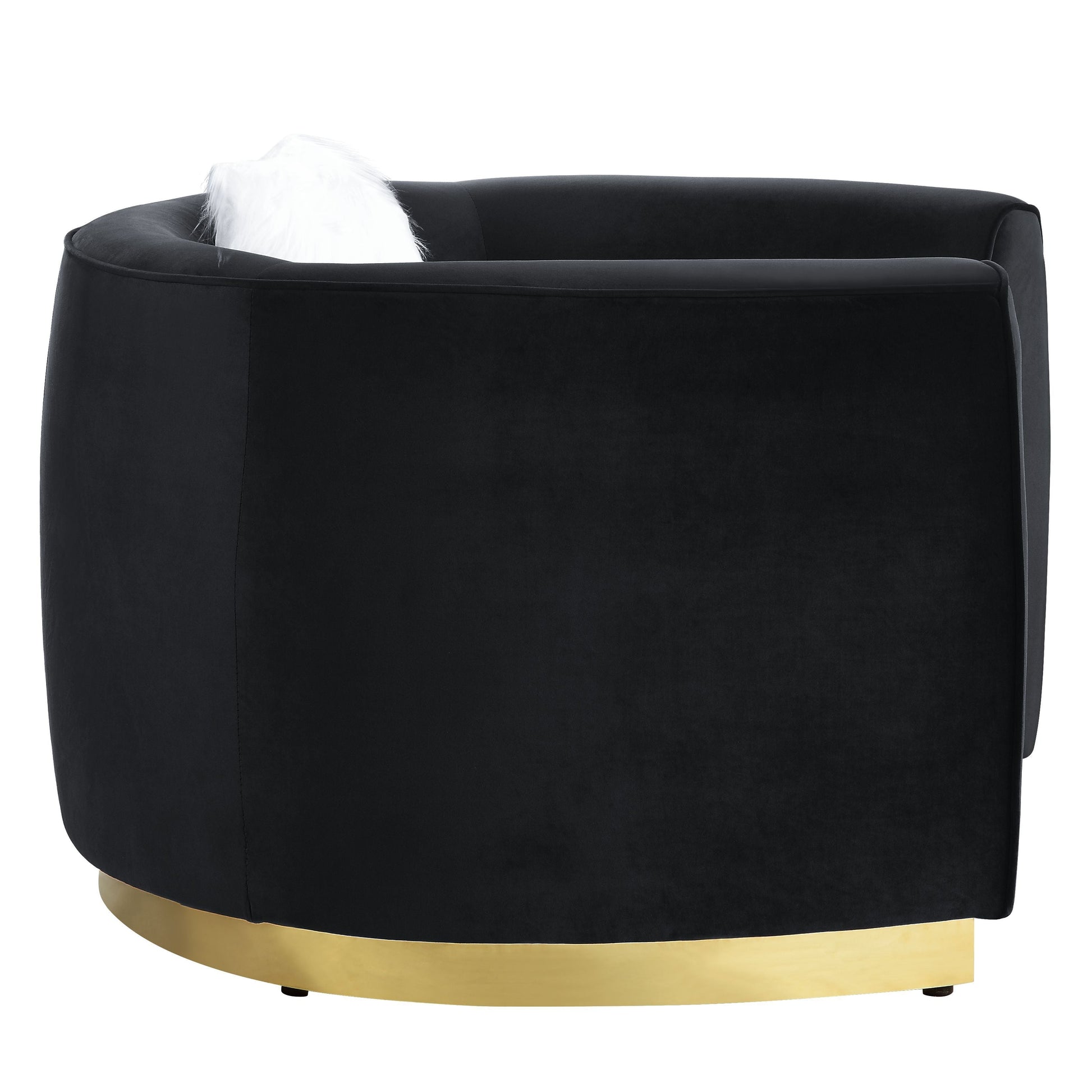 ACME Achelle - Chair - Black Velvet | Meri Furniture