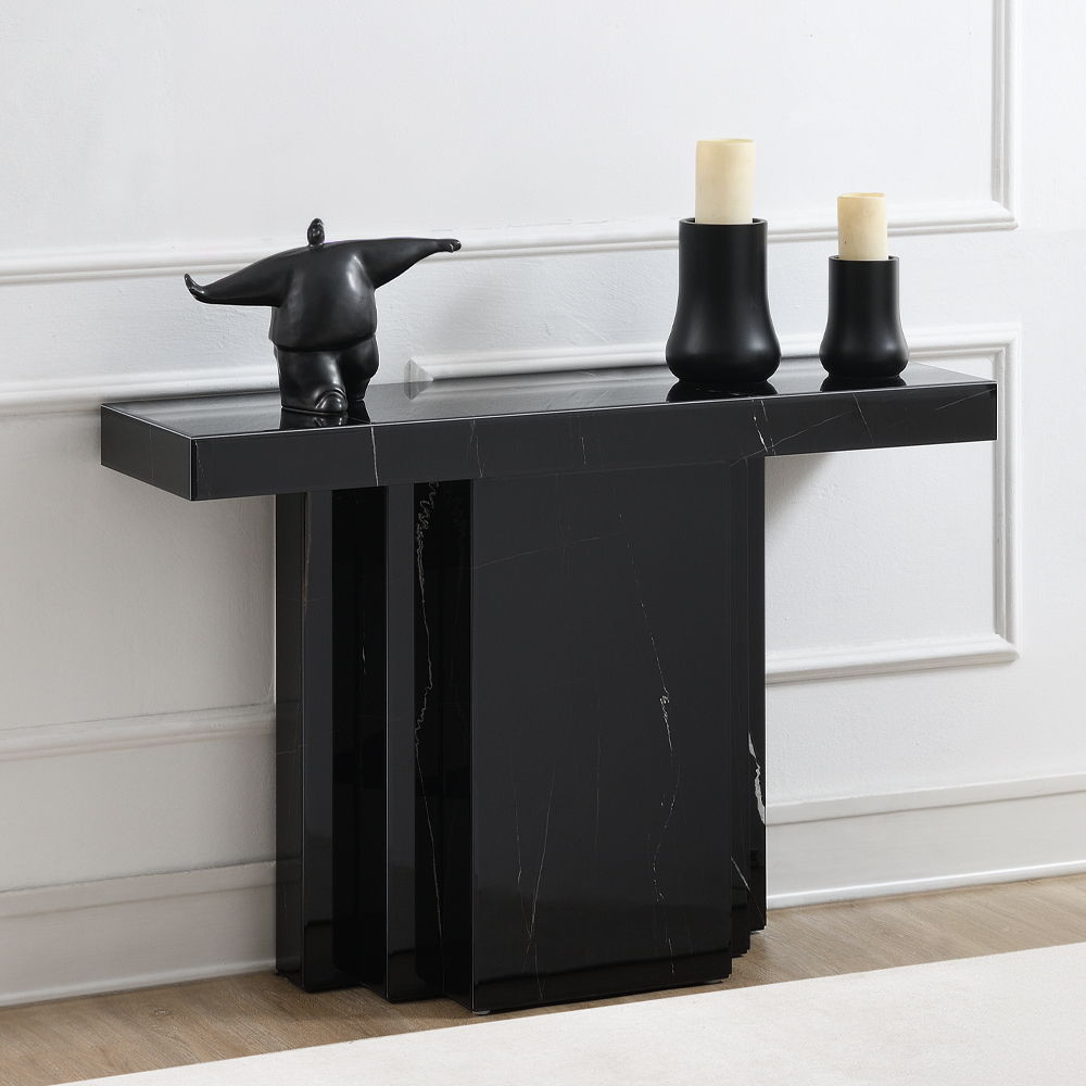 ACME Drisana - Console Table - Black | Meri Furniture