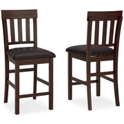 Haddigan - Upholstered Barstool (Set of 2) - Dark Brown