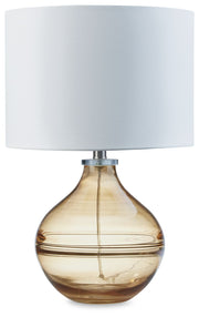 Signature Design by Ashley® Lemmitt - Glass Table Lamp | Meri Furniture