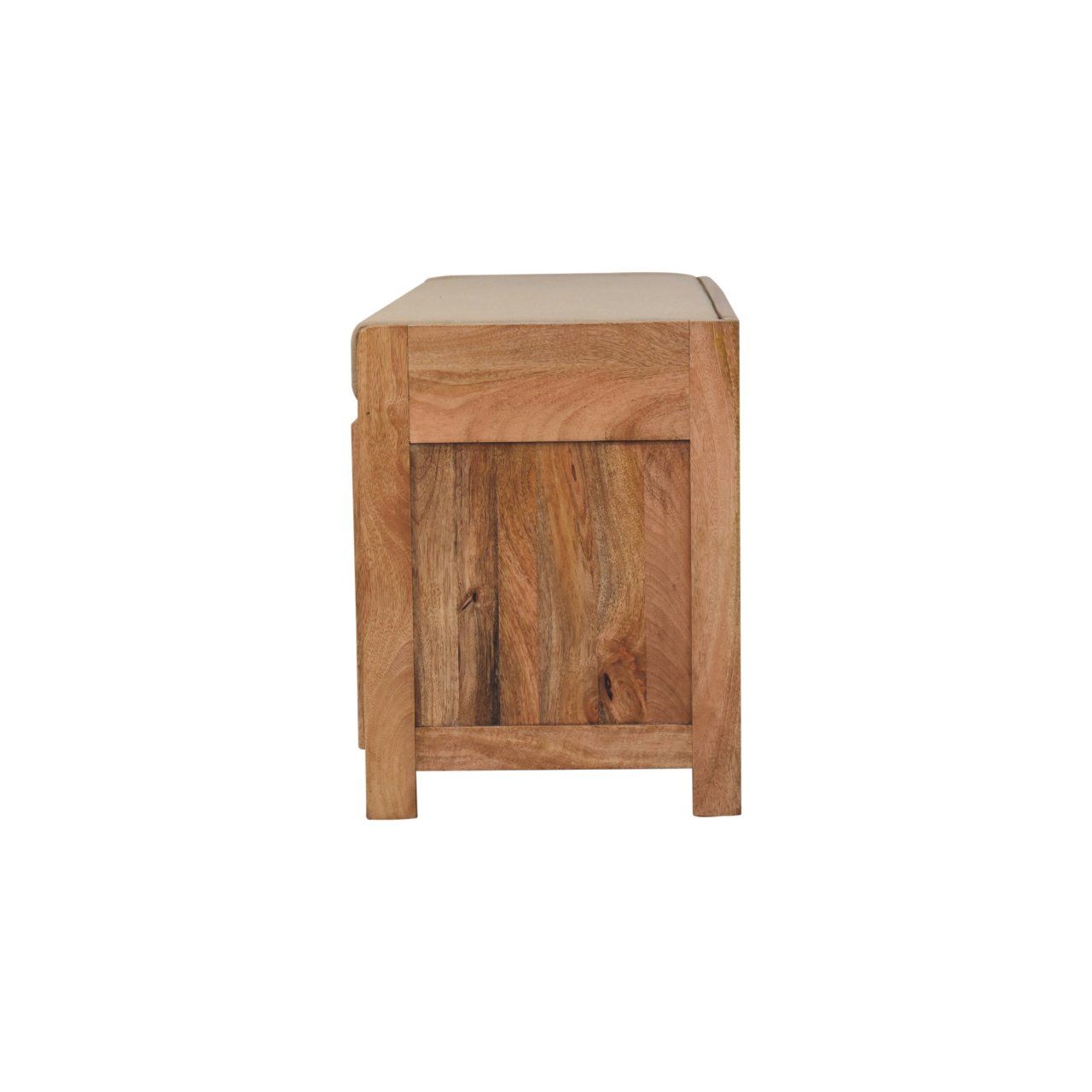 Shutter Shoe Bench, 3 Drawer - Oak