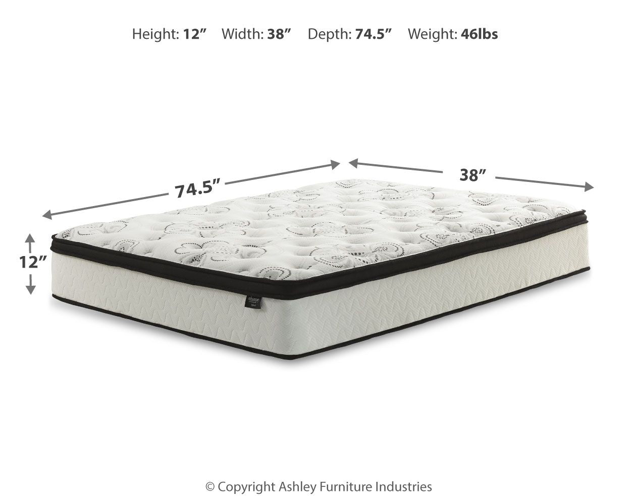 Ashley Furniture Chime - Ultra Plush Hybrid Mattress | Meri Furniture