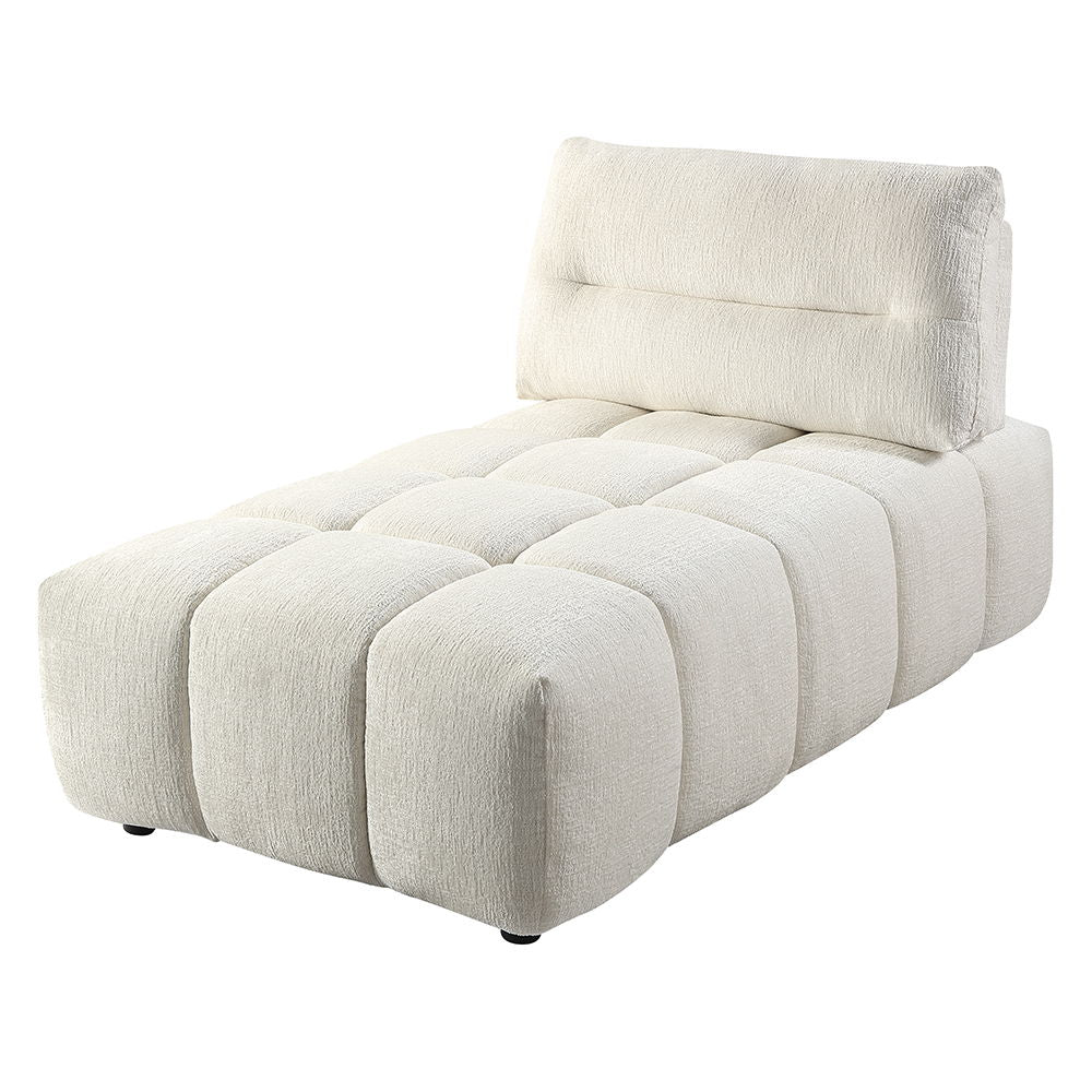 ACME Loanna - Modular Chaise - White | Meri Furniture