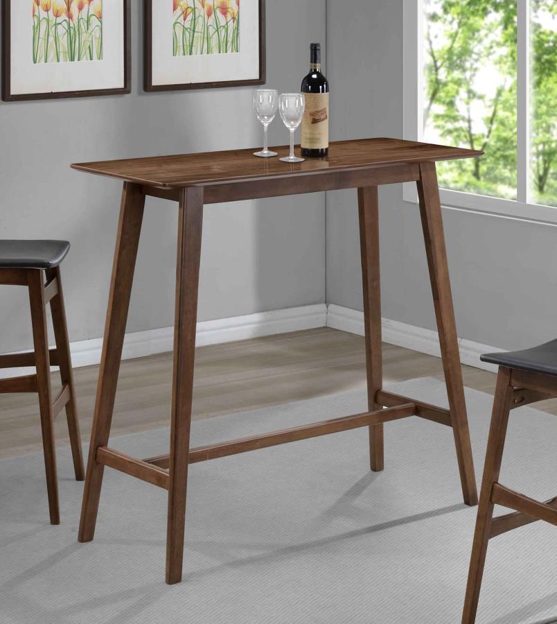 Coaster Fine Furniture Finnick - Rectangular Pub Heigh Bar Table - Walnut | Meri Furniture