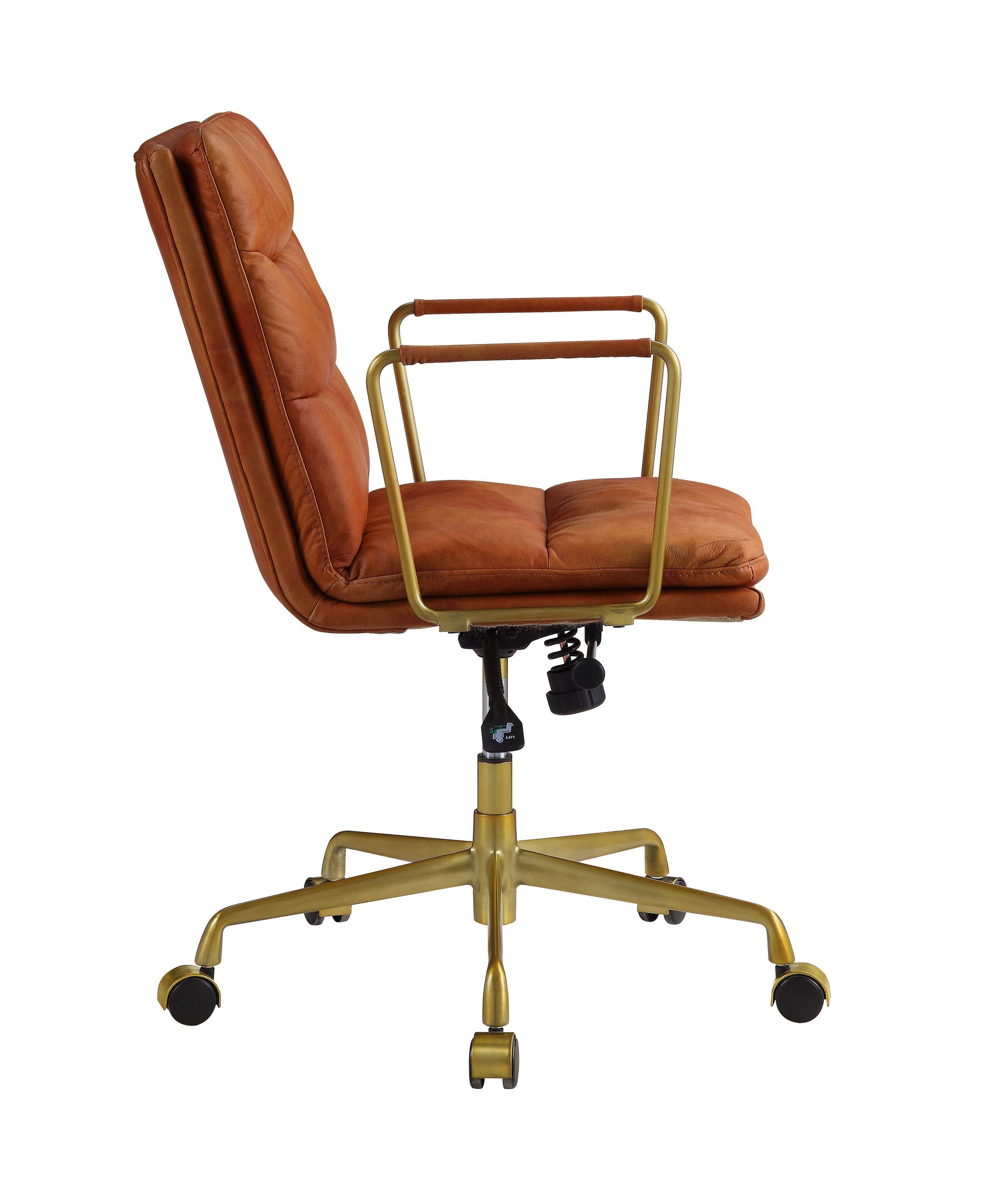 ACME Dudley - Executive Office Chair - Rust Top Grain Leather | Meri Furniture