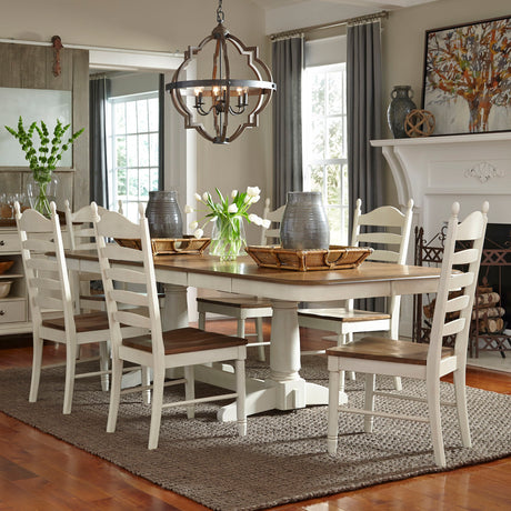 Springfield - Double Pedestal Table Set