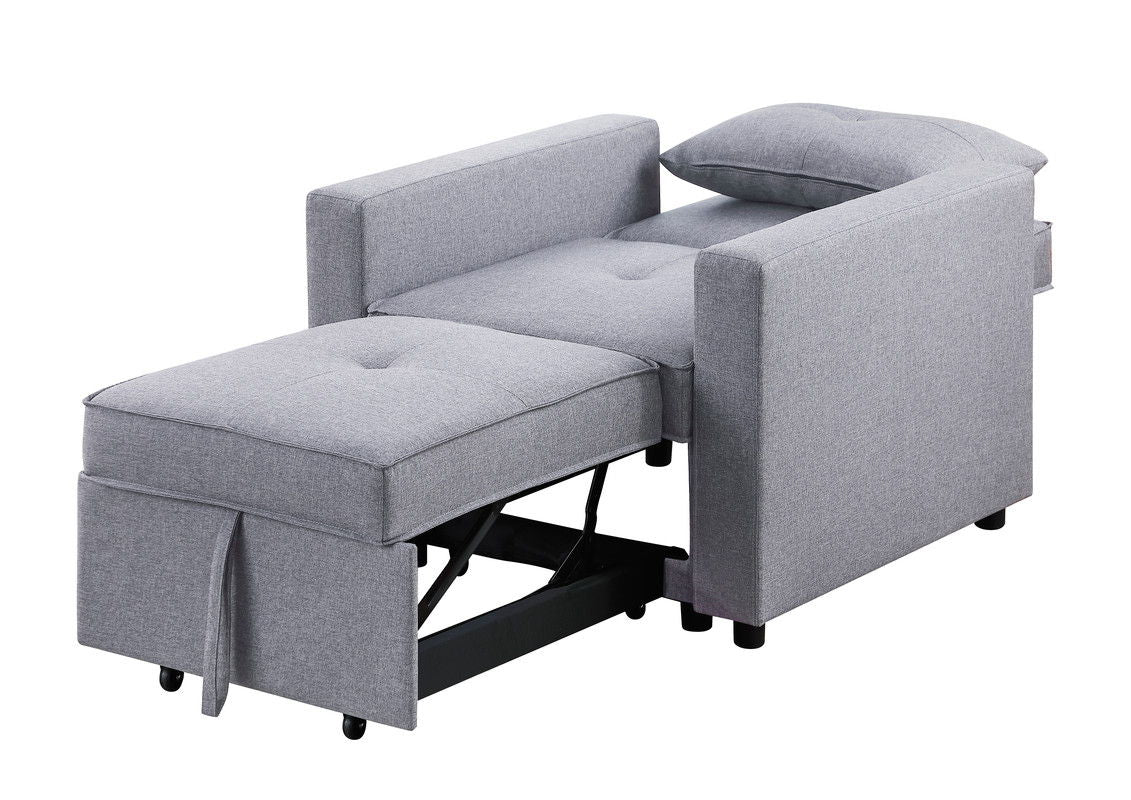 Zoey - Convertible Sleeper Chair With Side Pocket